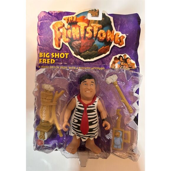 Vintage 1993 Mattel The Flintstones Fred Flintstone Golf Action Figure - Picture 1 of 10